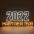 Neon 2022 Happy New Year Led Aydınlatma Tabela
